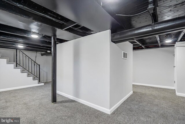 811 Rosedale Ave, Rosedale, MD 21237 - basement with carpet flooring