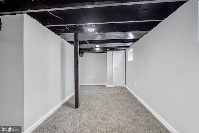 811 Rosedale Ave, Rosedale, MD 21237 - basement with carpet flooring
