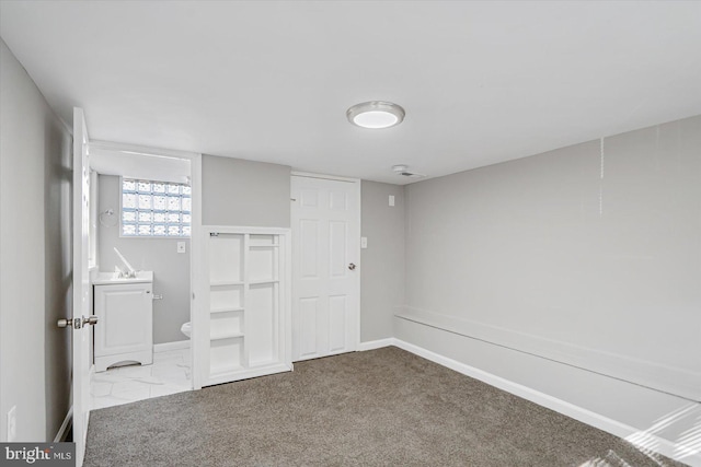 811 Rosedale Ave, Rosedale, MD 21237 - unfurnished bedroom with carpet flooring, ensuite bathroom, and a closet