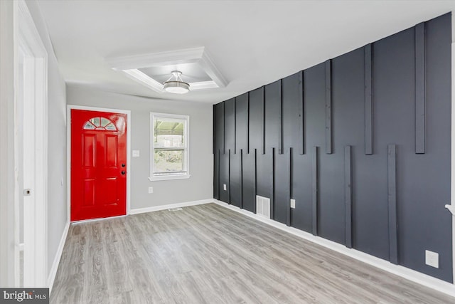 811 Rosedale Ave, Rosedale, MD 21237 - entryway with light hardwood / wood-style flooring