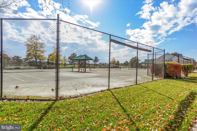 view of sport court