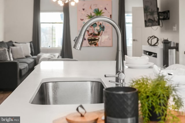 room details featuring sink