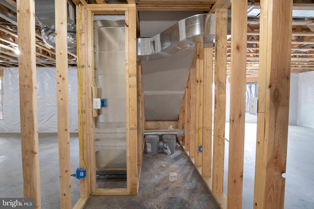 miscellaneous room featuring concrete flooring