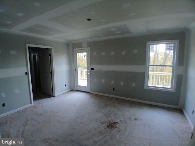 view of unfurnished room