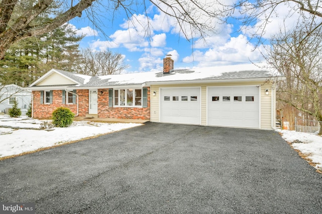 ranch-style house with a garage