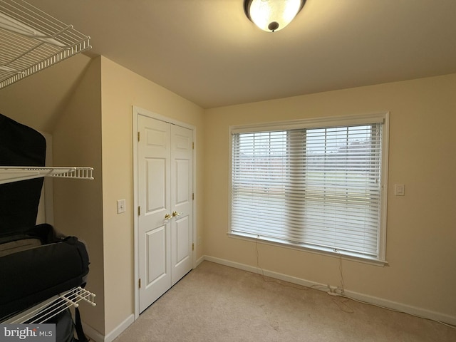 interior space with a closet