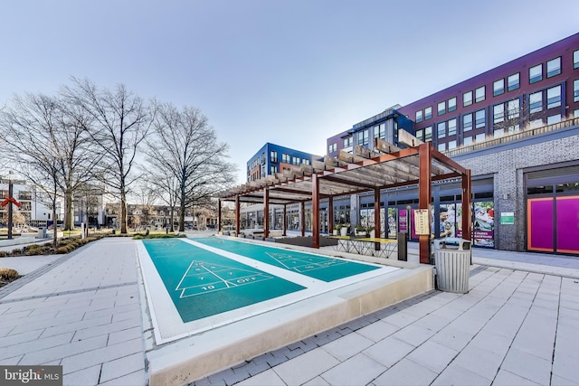 surrounding community featuring a pergola