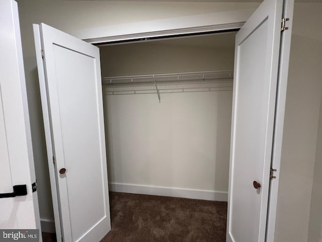 view of closet