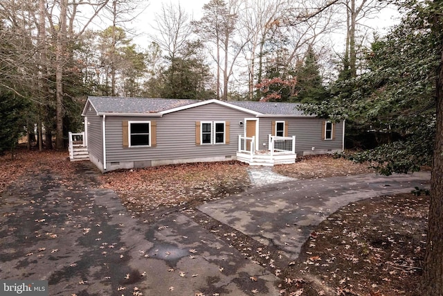 view of manufactured / mobile home