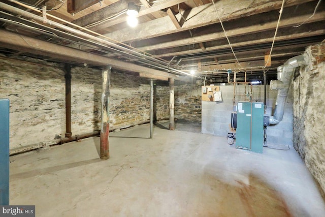 view of basement