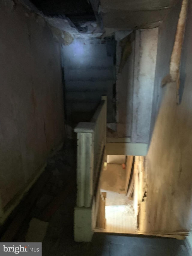 view of basement