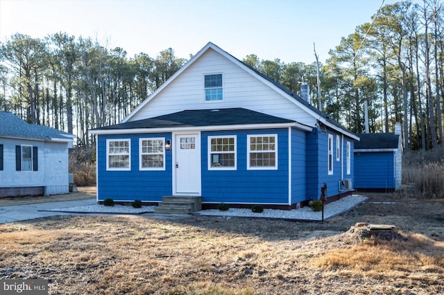 view of bungalow-style house