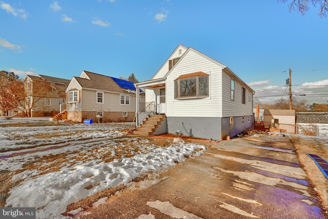 view of front of home