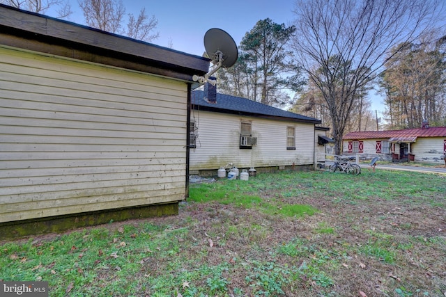 view of property exterior featuring cooling unit