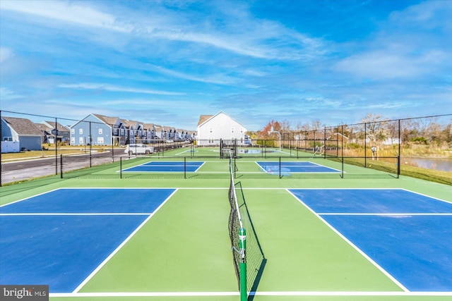 view of sport court with basketball court