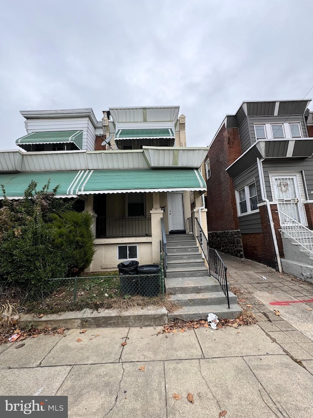 view of townhome / multi-family property