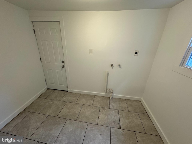 laundry room featuring hookup for an electric dryer and hookup for a washing machine