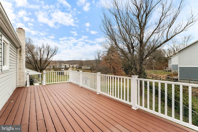 view of deck