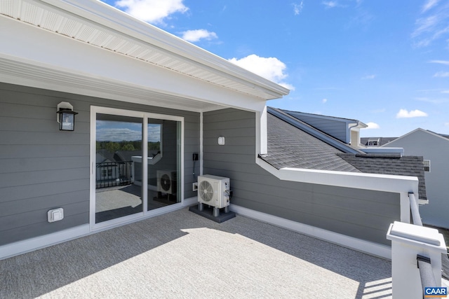 view of patio with ac unit