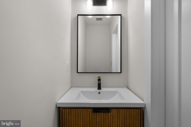 3710 S St NW, Washington, DC 20007 - bathroom featuring visible vents and vanity