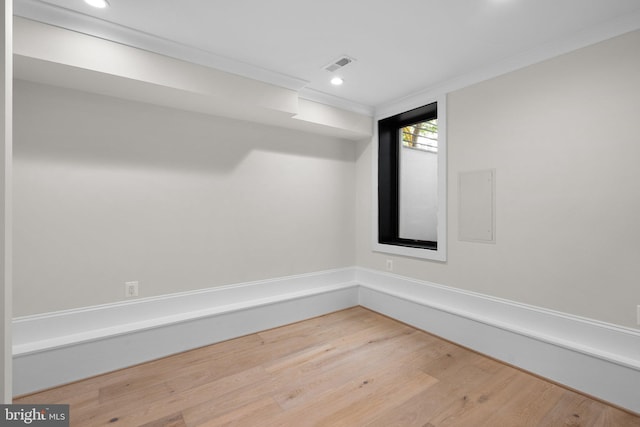 3710 S St NW, Washington, DC 20007 - unfurnished room with visible vents, wood finished floors, and recessed lighting