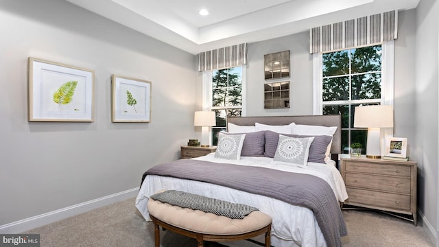 bedroom featuring carpet flooring