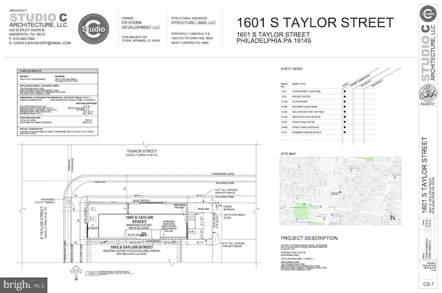 1601 S Taylor St, Philadelphia PA, 19145 land for sale