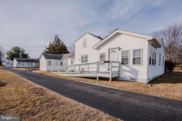 2298 S Dupont Blvd, Smyrna, DE 19977 - view of front of property featuring a wooden deck