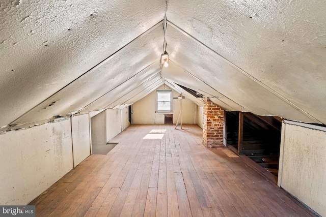 view of attic