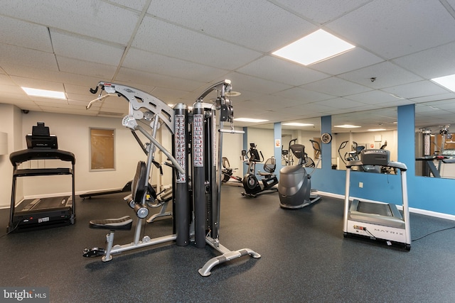 view of exercise room