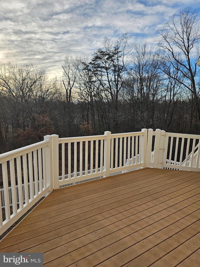 view of deck