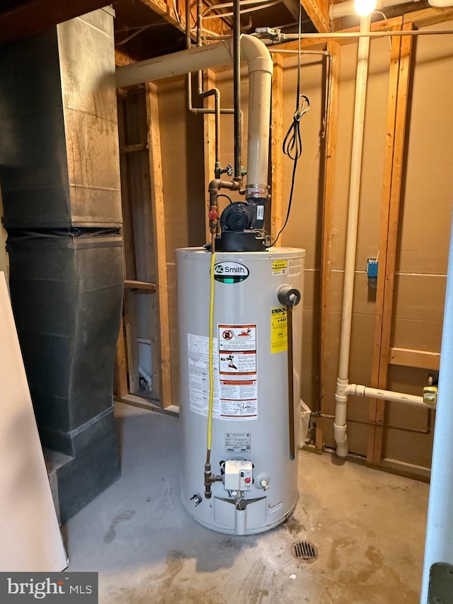 utilities with gas water heater