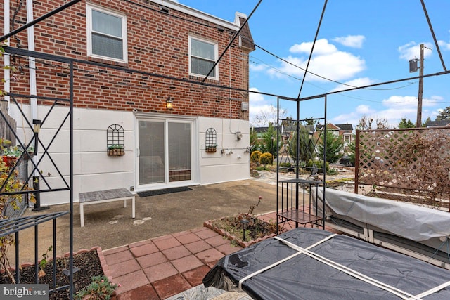 back of house featuring a patio