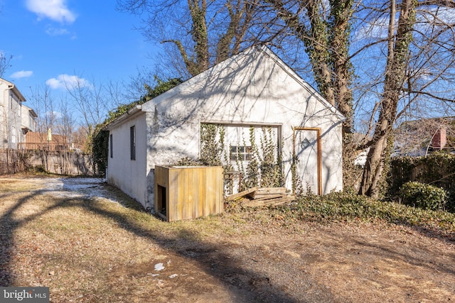 view of side of property