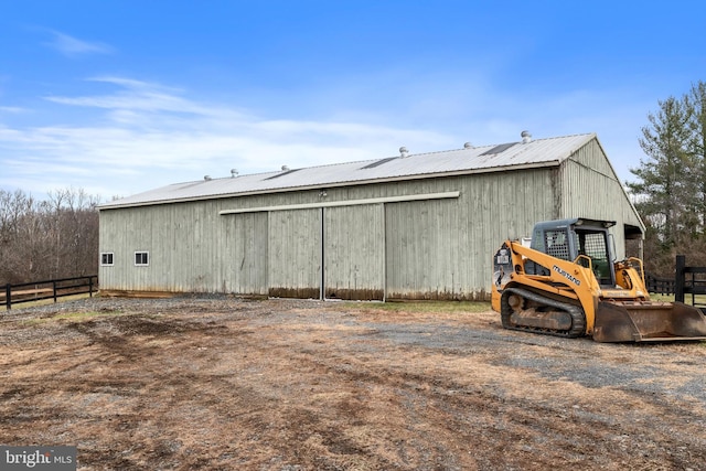 view of outbuilding