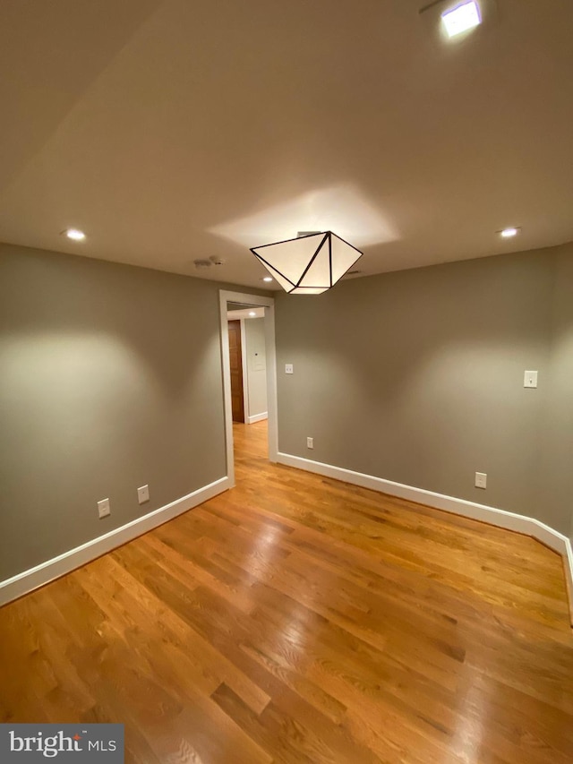 1750 S St NW Unit 1, Washington, DC 20009 - spare room featuring recessed lighting and light wood finished floors