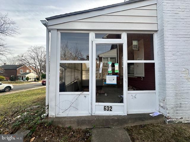 view of entrance to property