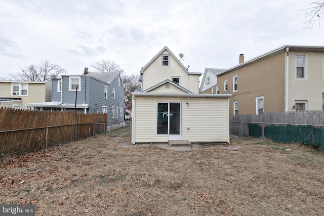 view of back of property