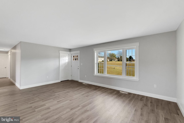 interior space featuring light hardwood / wood-style flooring