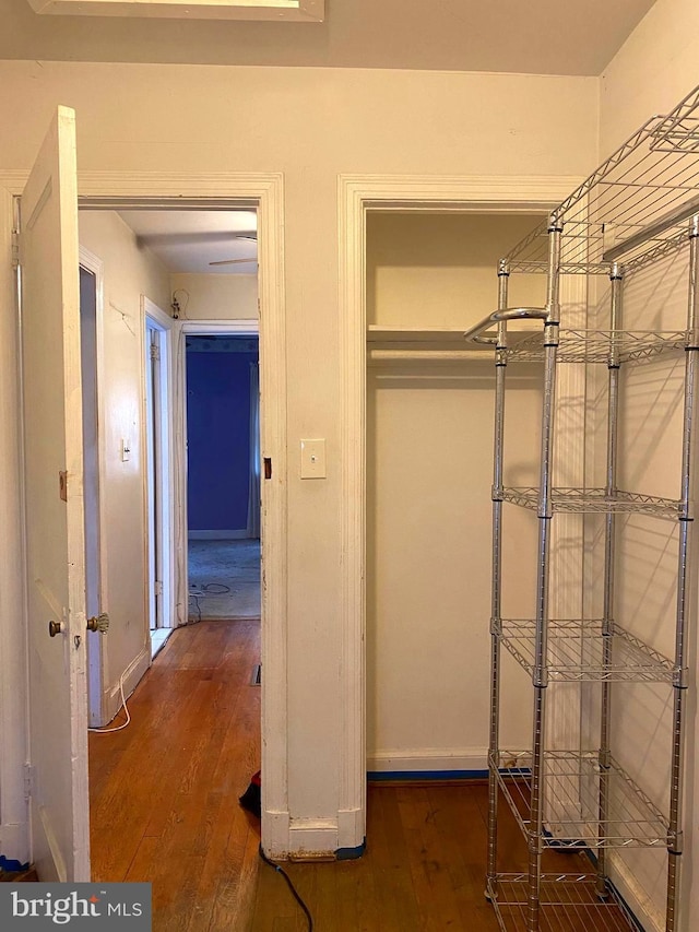 view of closet