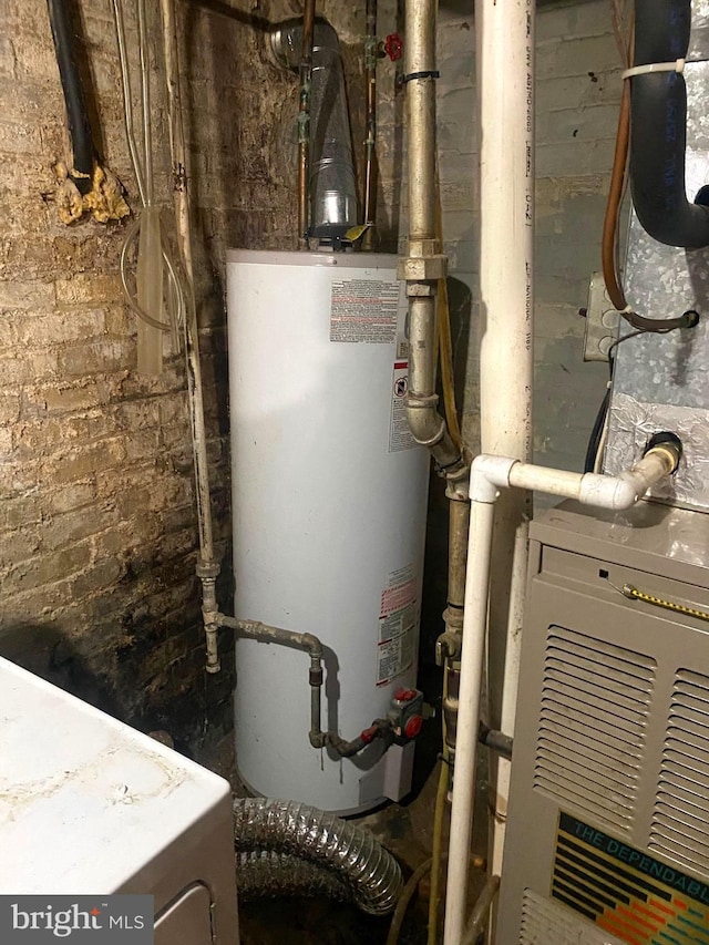 utilities featuring water heater