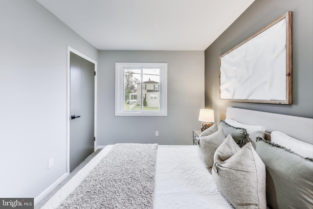 bedroom featuring carpet flooring