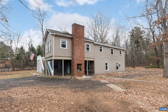 view of rear view of house