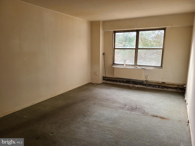 spare room with carpet flooring