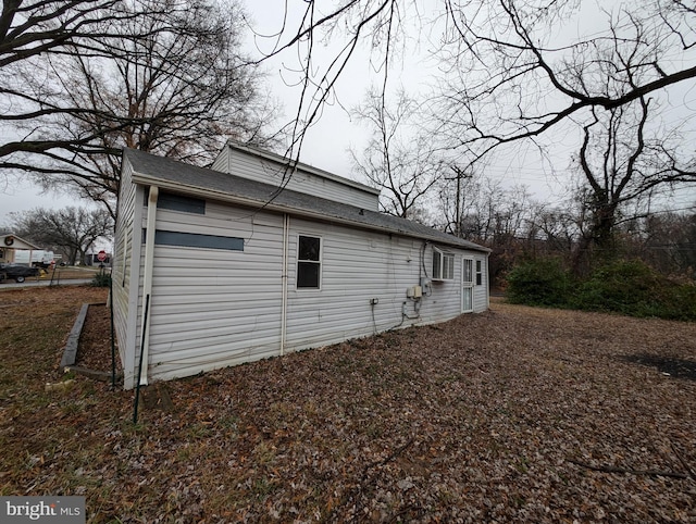 view of home's exterior