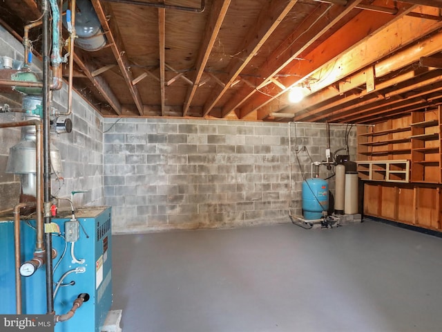 view of basement