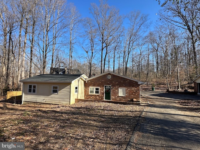 view of property exterior