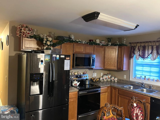 kitchen featuring appliances with stainless steel finishes and sink