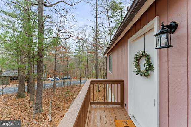 view of deck