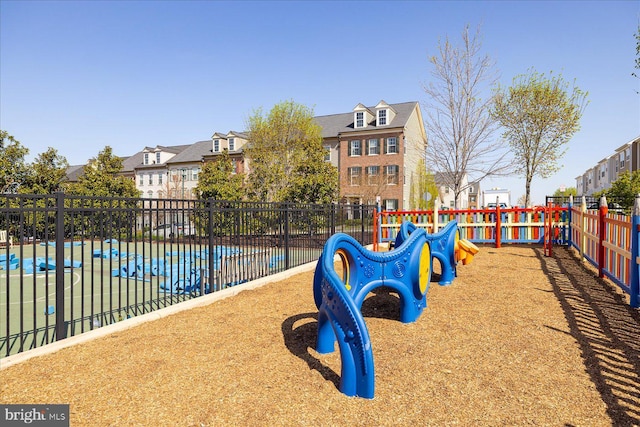 view of jungle gym